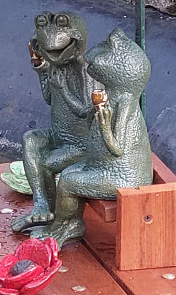 Werderkeramik - Zwei Frösche